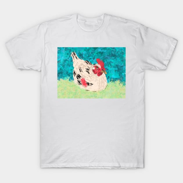 Chicken named Pumpkin T-Shirt by Pragonette